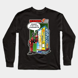 Deadpool Takes on Help Long Sleeve T-Shirt